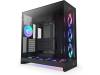 NZXT H9 Flow RGB+ 2025 Svart, bild 3