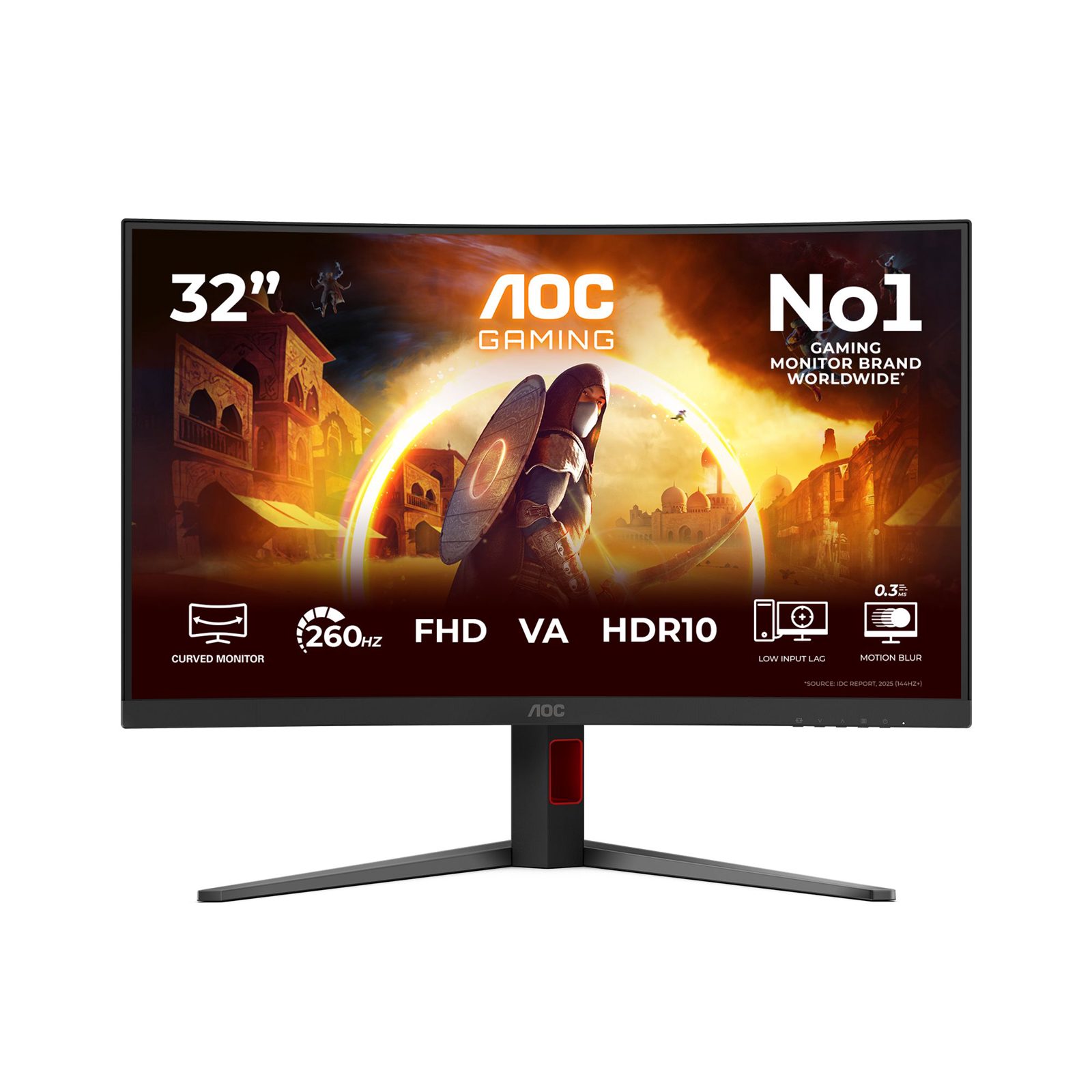 AOC AOC Gaming C32G4Z 31.5" - Böjd 1920x1080 VA 260Hz, bild 2