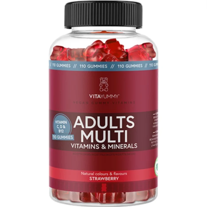 VitaYummy Adults Multi, Strawberry, 110 Gummies