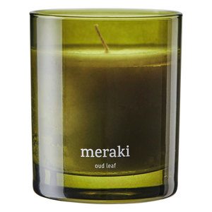 Meraki Oud Leaf Scented Candle Medium