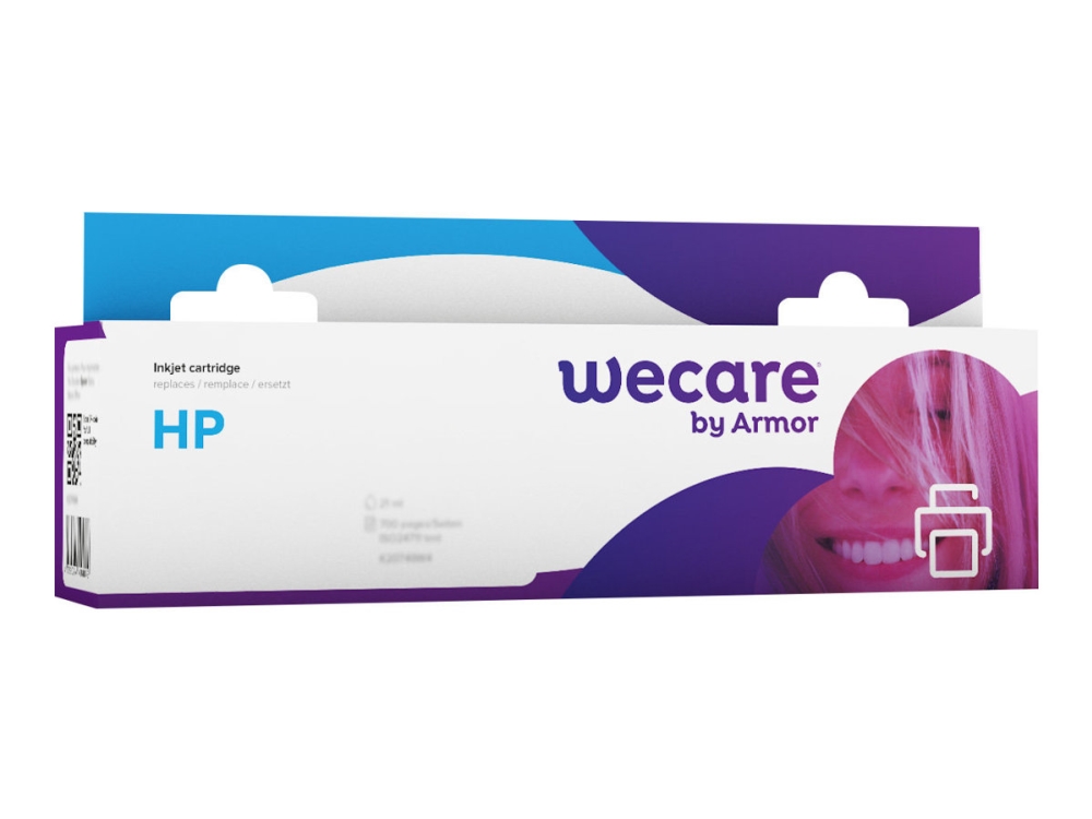 Bläckpatron Wecare HP 973X, kompatibel, 110 ml, 8.500 sidor, cyan