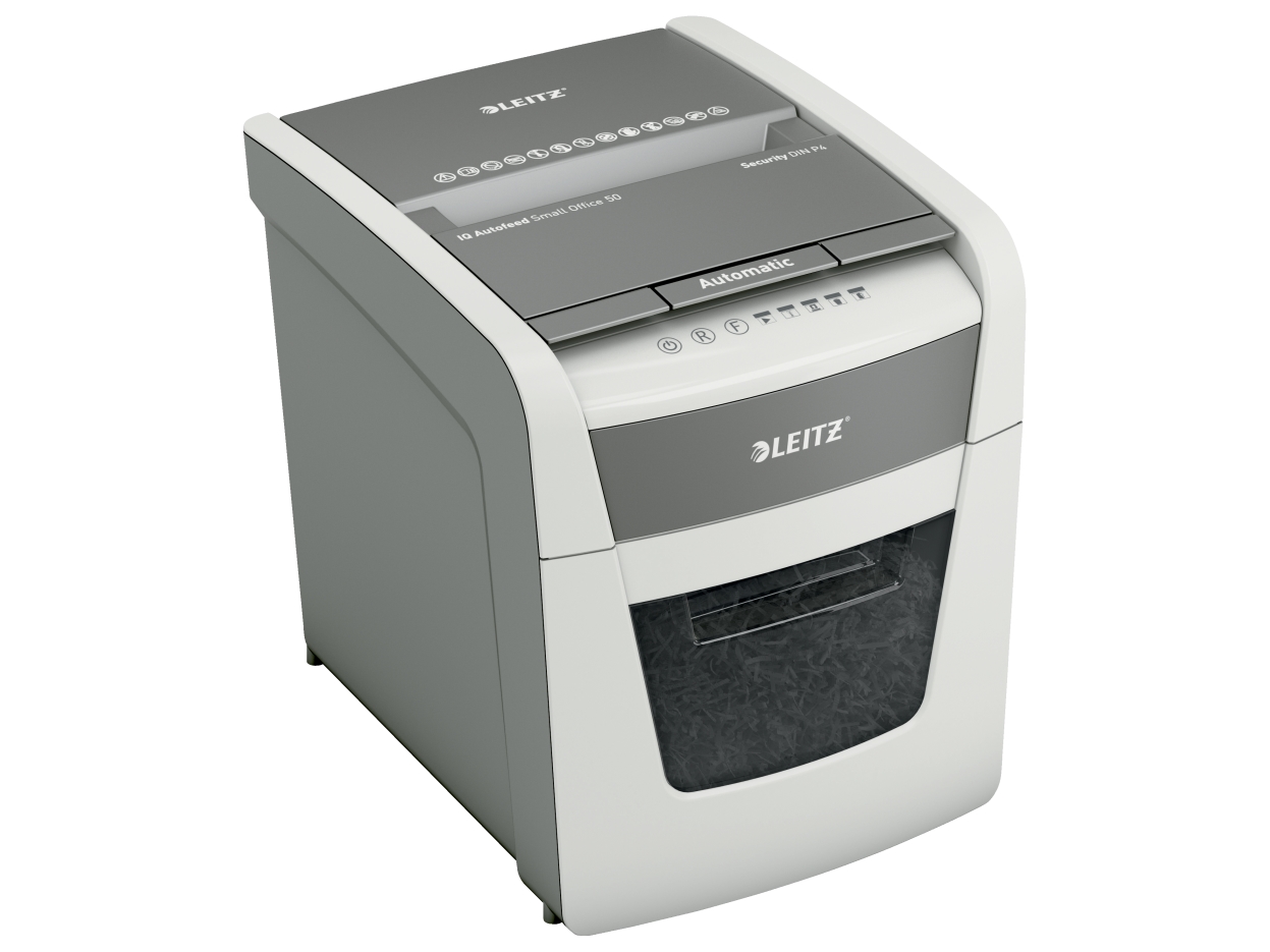 Makulator Leitz IQ AutoFeed Small Office 50X krydsmakulering 4x28 mm (P-4)
