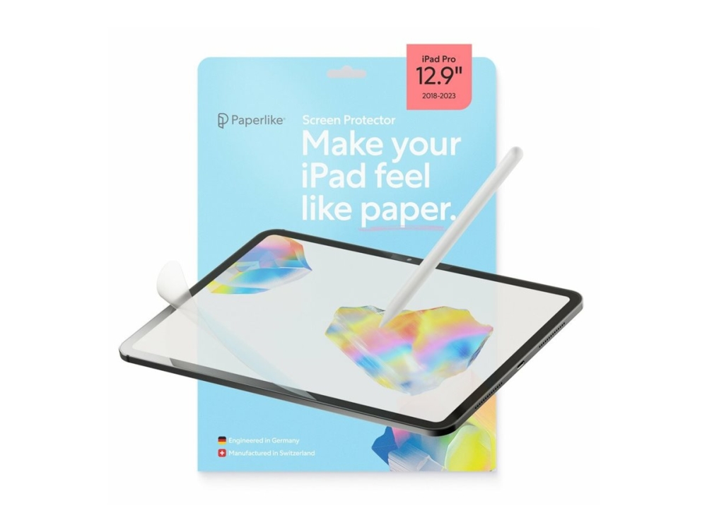 Paperlike 3 - Skärmskydd för surfplatta - paper feel when writing and drawing - film - för Apple 12.9-inch iPad Pro