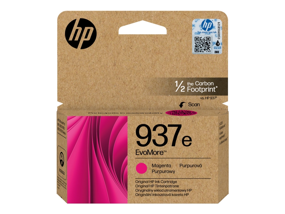 HP 937e magenta bläckpatron EvoMore för Officejet Pro 9110b/9120e/9720E/9730e