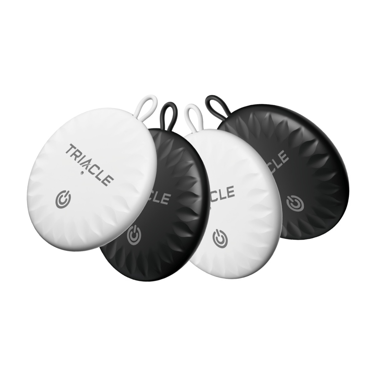 Triacle X-Mark Three nyckel- och föremålssökare (4-pack), svart/vit