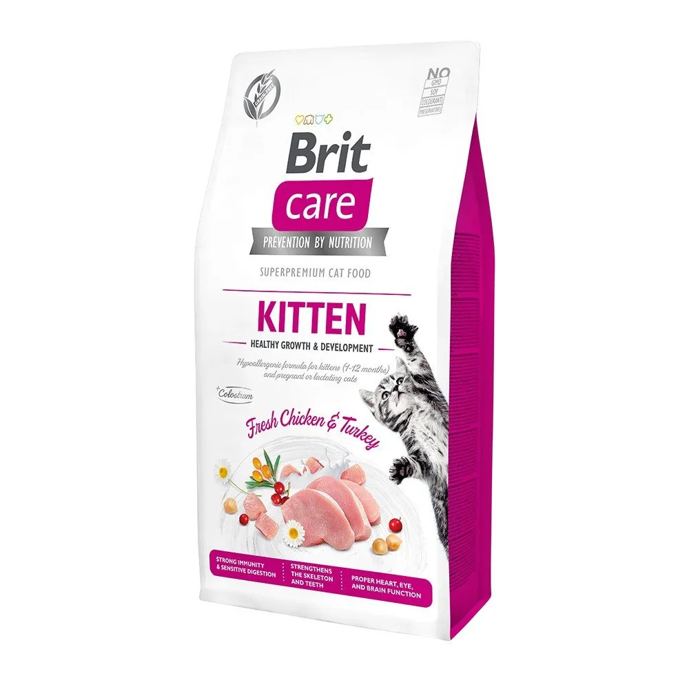 Brit Care Cat GF Kitten Healthy Growth+Development 7kg