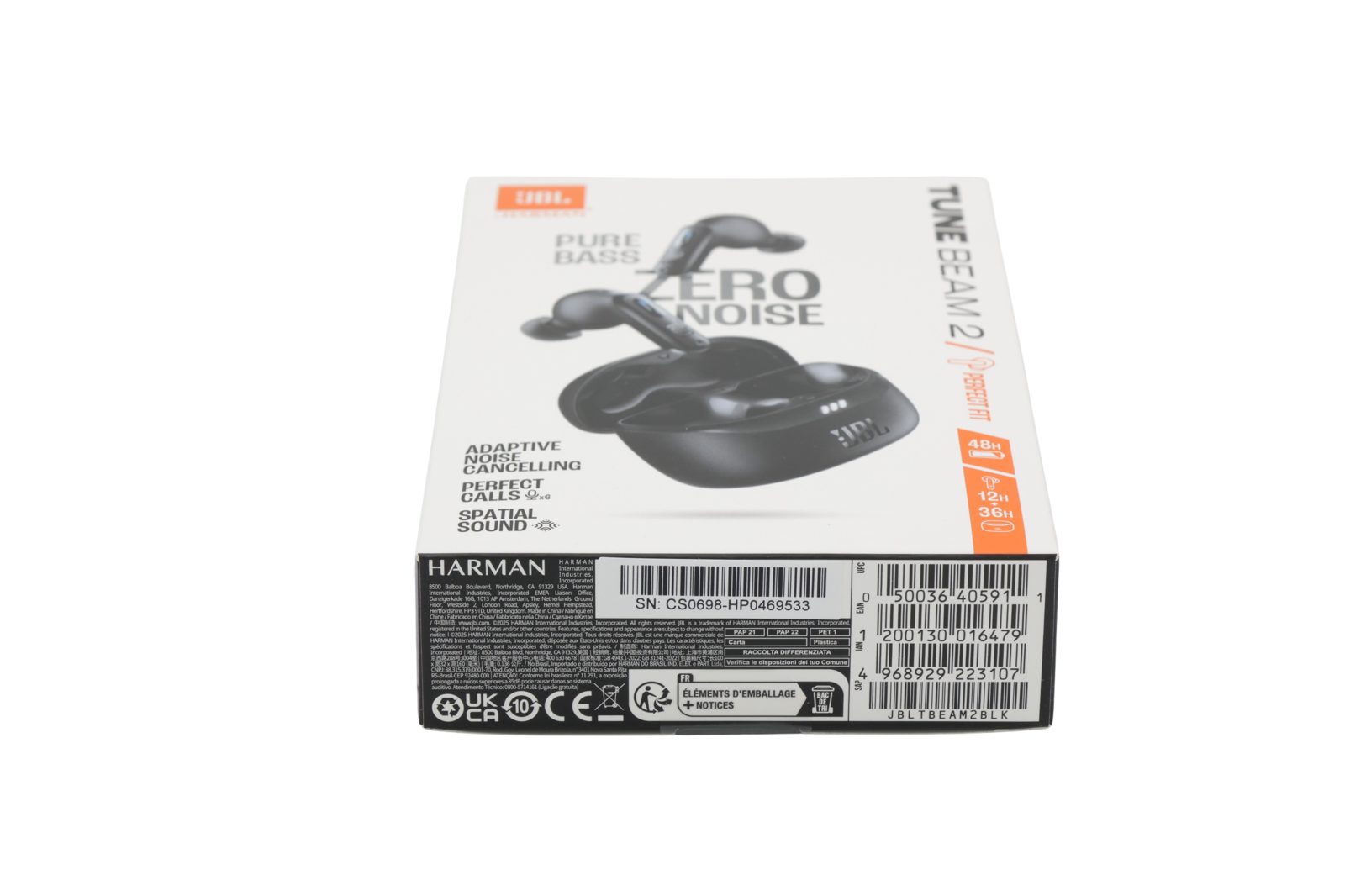 JBL Tune Beam 2 True Wireless hörlurar, svart, bild 3
