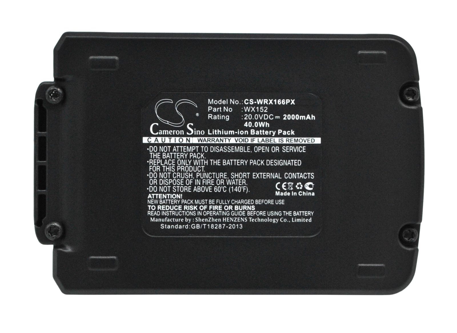 Batteri till Elverktyg för Worx WX166, WA3528, WA3551.1 m.fl.