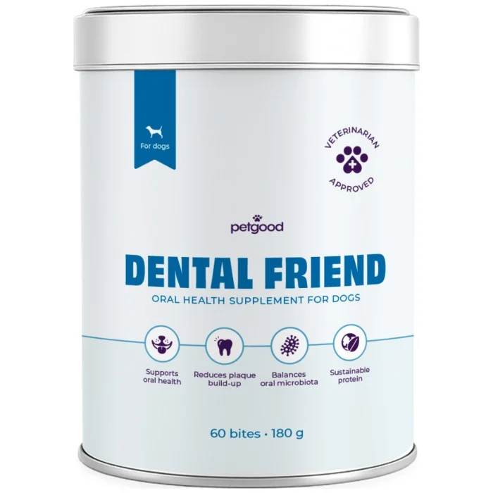 Petgood Dental Friend insektsbaserat fodertillskott för hundar 180 g