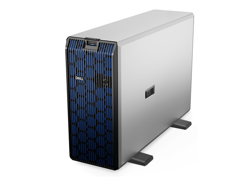 Dell PowerEdge T560, Intel Xeon Silver 4514Y 16-Core, 2x32 GB RAM, 1x960 GB SSD, 8x3.5" Hot-Swap, PERC H755, 2x1100W, 3 års på-platsen-garanti NBD