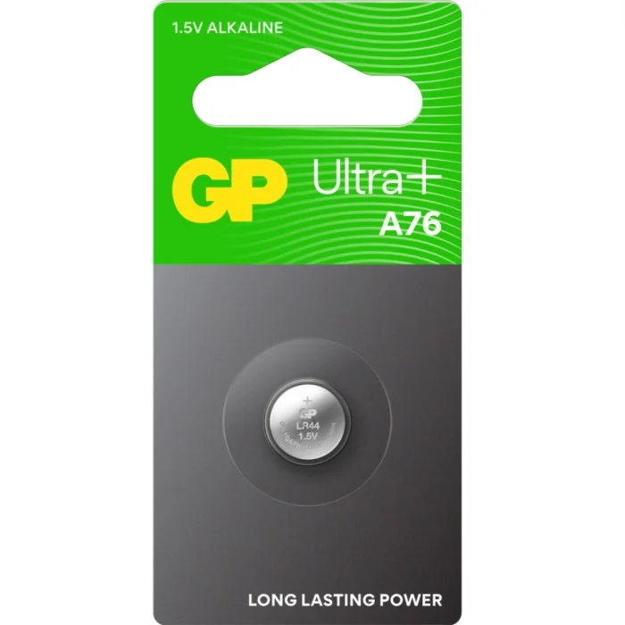 GP knappcell 1,5V, LR44/A76, 1-pack