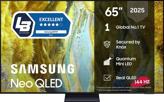 Samsung 65” QN77F Neo QLED 4K Edge MiniLED Smart TV (2025)