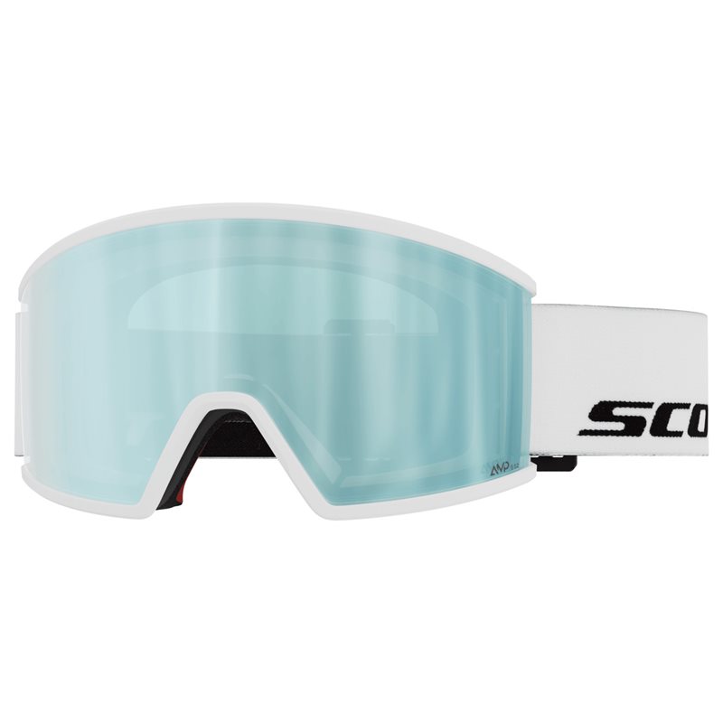Scott Goggle Ambit White/Amp Ice Chrome S2 - OneSize