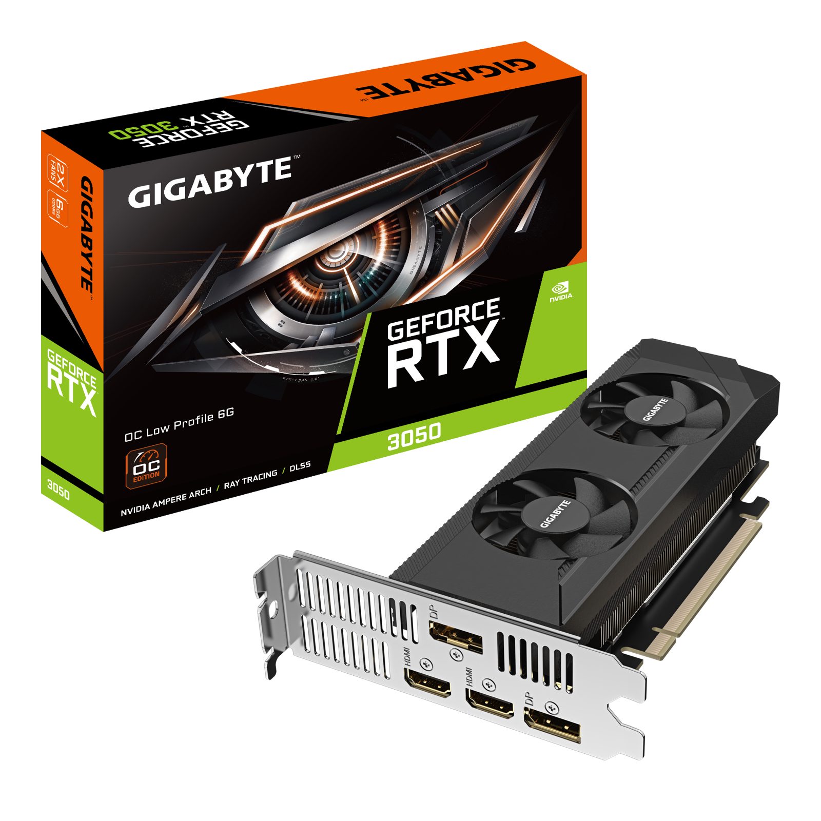 Gigabyte GeForce RTX 3050 Low Profile OC 6GB, bild 4