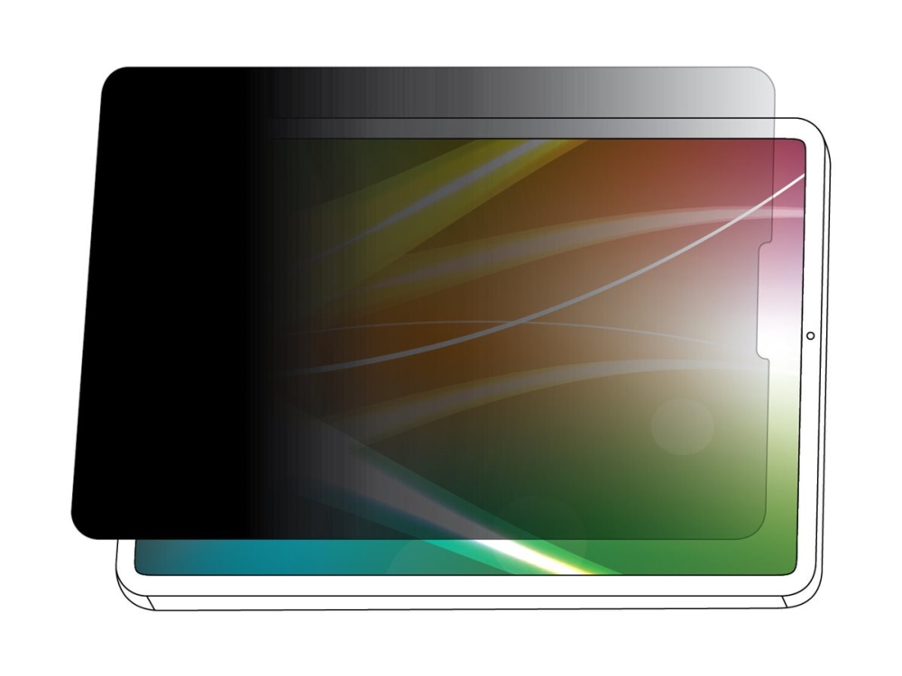 3M Bright Screen Privacy Filter - Skärmskydd för surfplatta - med sekretessfilter - 10,2 tum eller 10,5 tum - för Apple 10.2-inch iPad 10.5-inch iPad Air 10.5-inch iPad Pro (1:a generation)