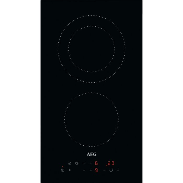 AEG HRB32310CB inbyggd keramikhäll 29 cm, 2 zoner, svart
