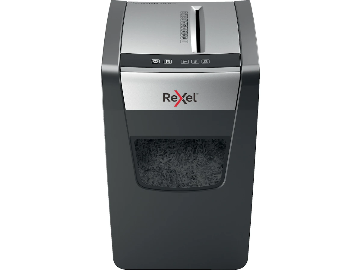 Rexel Momentum X312-Sl Dokumentförstörare Partikelsnitt svart, grå