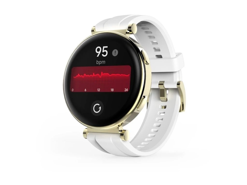 Hama 7000 00178622 smartklocka 1,32 AMOLED telefonfunktion vattentät, guld
