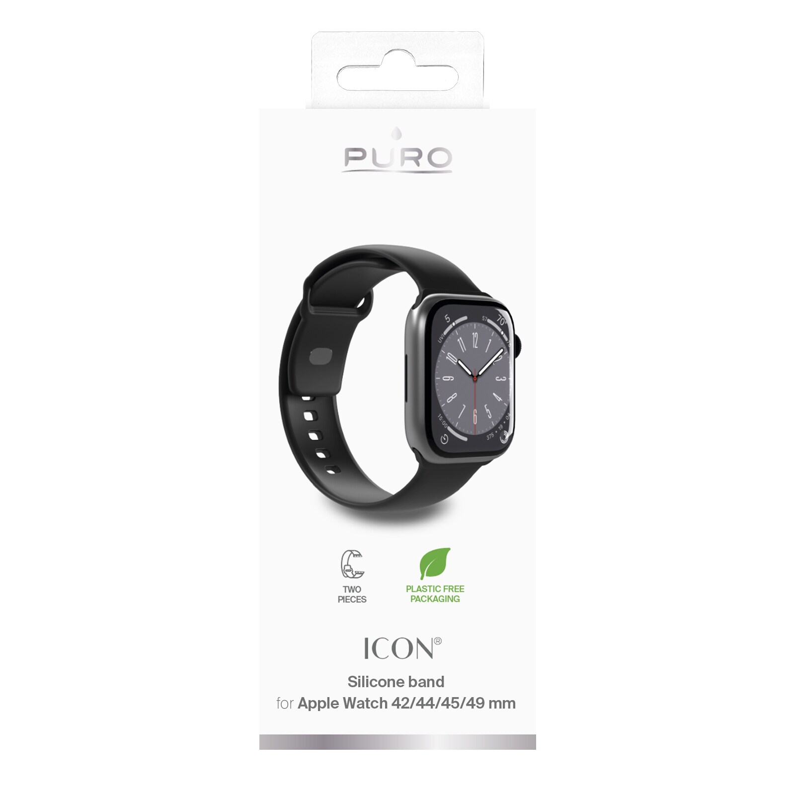 Puro Apple Watch 42-49mm armband (svart), bild 2