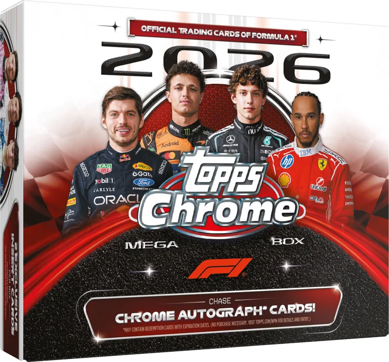 Topps Chrome Formula One 2026 Mega Box