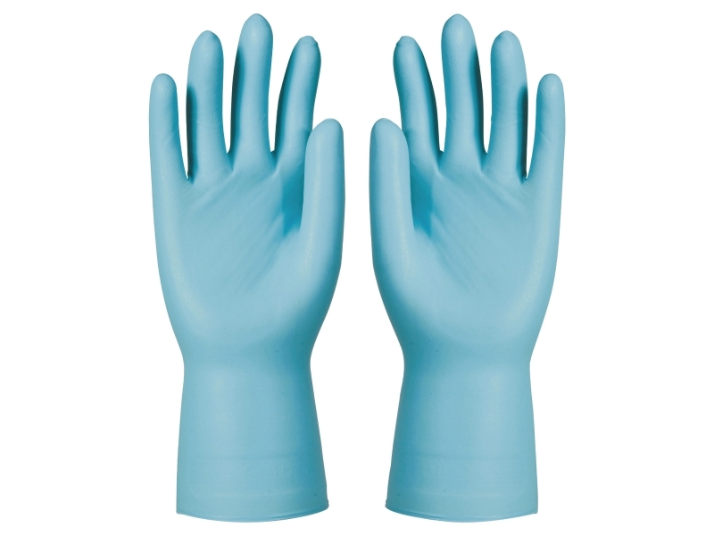 Handsker, Dermatril 743, nitril, str. 7, pakke a 50 stk.