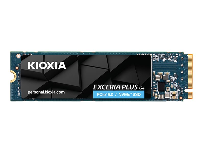 2 TB Kioxia Exceria Plus G4 SSD, M.2 2280 NVMe, PCIe 5.0
