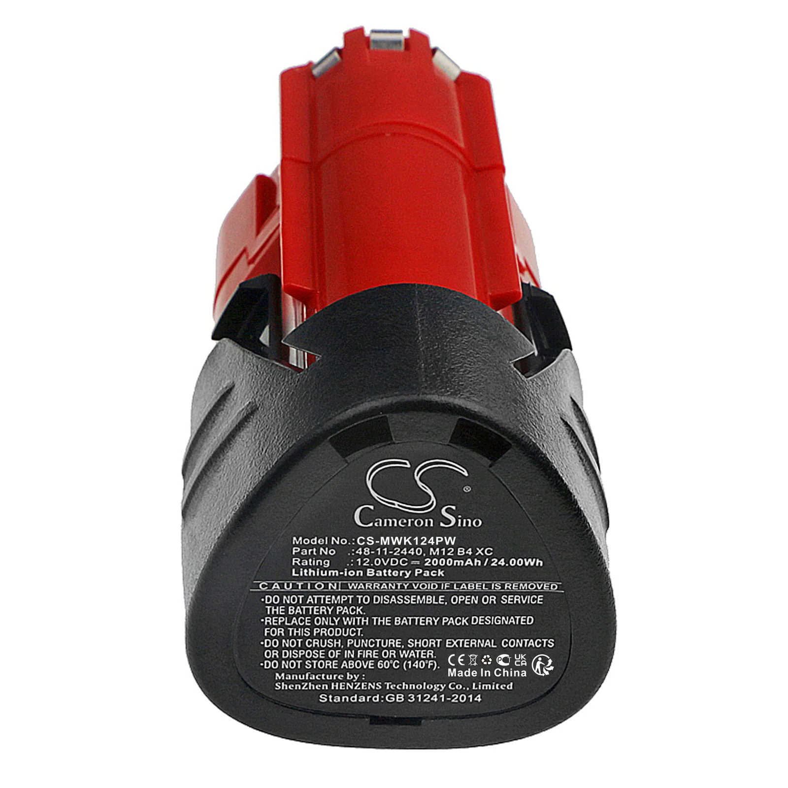 Batteri till Elverktyg för Milwaukee M12, M12 REDLITHIUM XC 4.0, C12 FM m.fl., bild 3