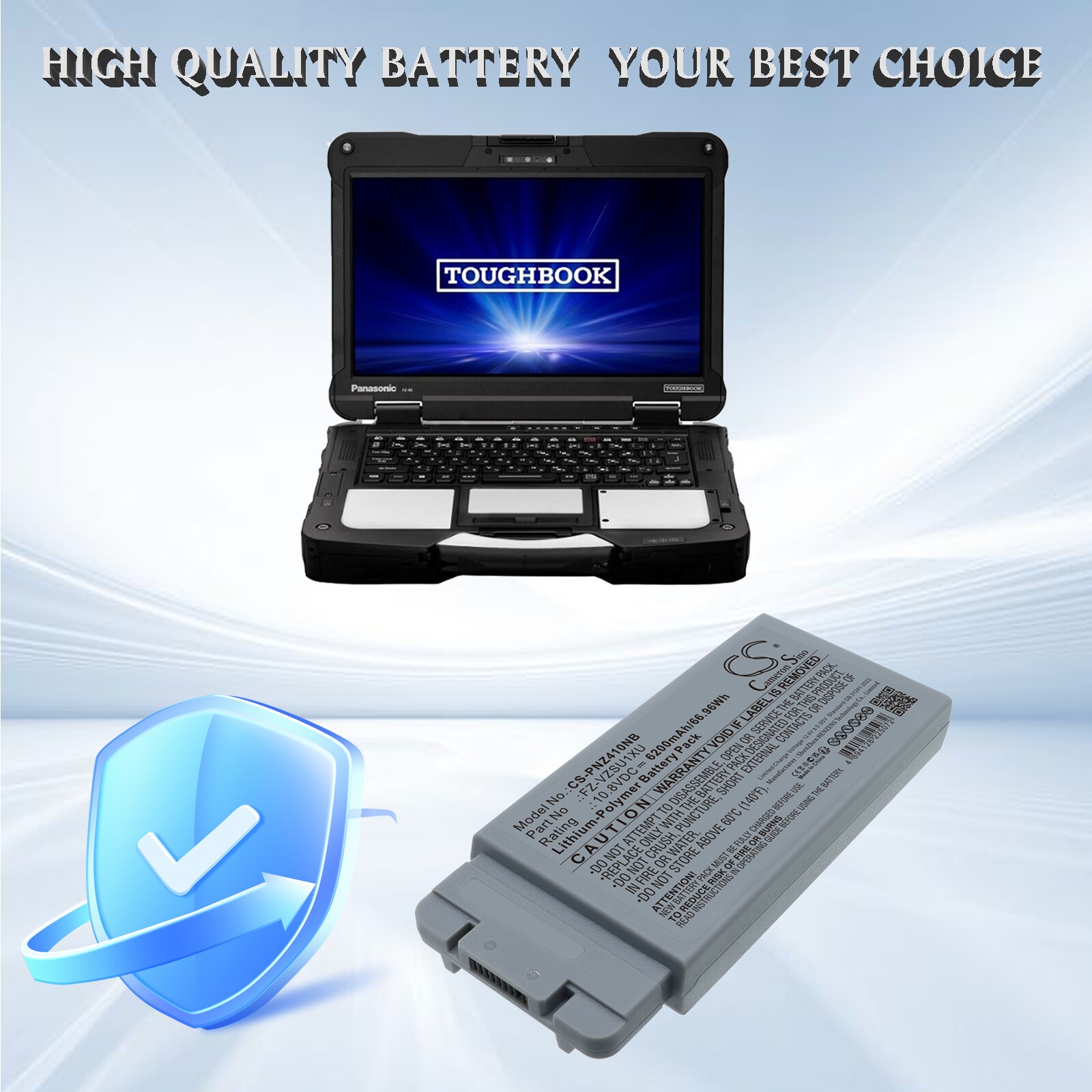 Batteri till Laptop, Bärbar dator för Panasonic FZ-40ABAACAJ, FZ-40ABAAXAJ, bild 3