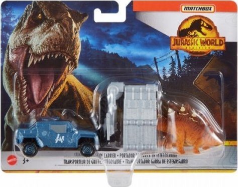 Mattel Matchbox Jurassic World Stegosaurus Claw Carrier leksaksbil