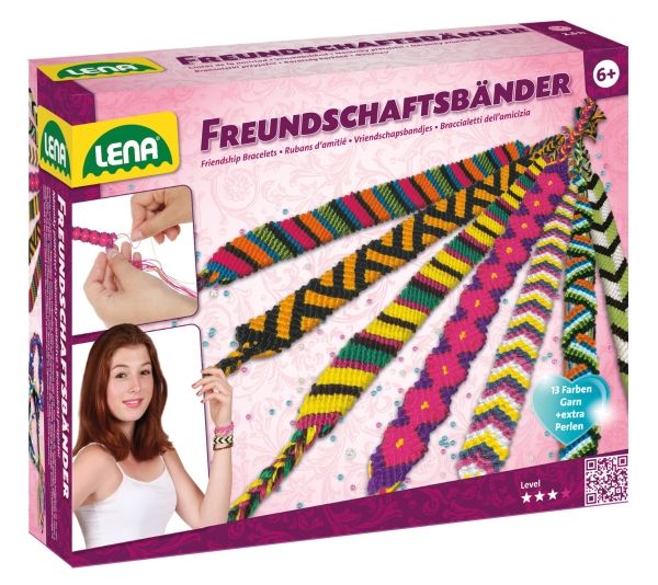 Lena Friendship bracelets, big, Kit för tillverkning av armband för barn, 6 År, Multifärg