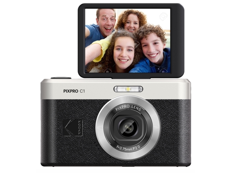 KODAK PIXPRO C1 digitalkamera, svart