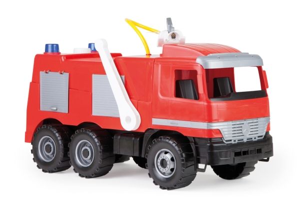 Lena GIGA TRUCKS Fyra lastbilar, Lastbil, Fyra lastbilar, 3 år, Plast, Svart, Röd