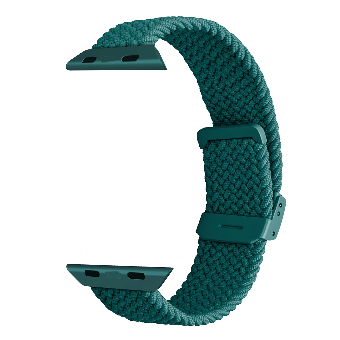 Puro Loop Nylonarmband till Apple-klocka 42 / 44 / 45 / 49 mm - Mörkgrön, bild 4