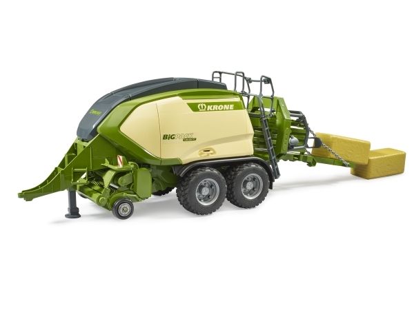 Bruder Krone Big Pack 1290 med 2 fyrkantsbalar hö