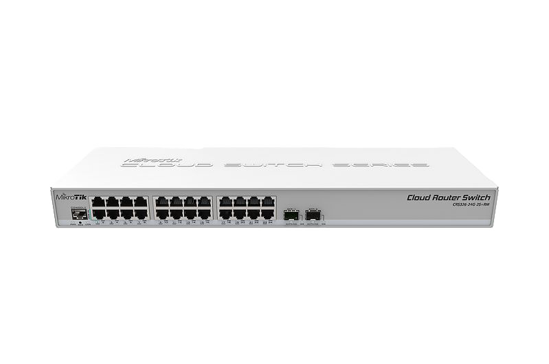 MikroTik Cloud Router Switch CRS326-24G-2S+RM, 24-port Gigabit + 2 SFP, bild 3