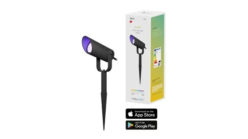 Hombli HBSL-0100, Smart spotlight, Bluetooth, Svart, Aluminium, Multi, 2700 K, bild 3