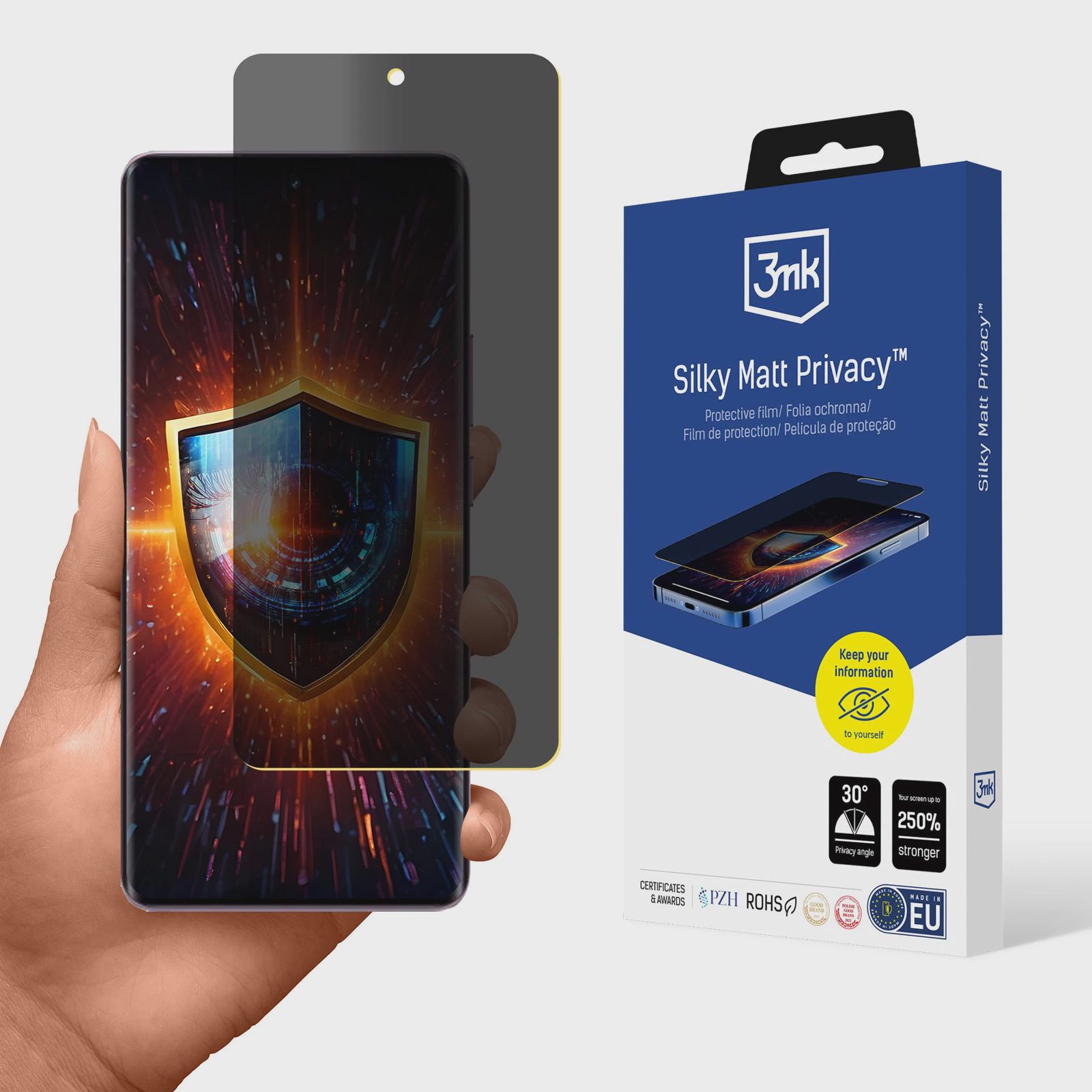 3mk Silky Matt integritetsskydd för Realme 14 Pro