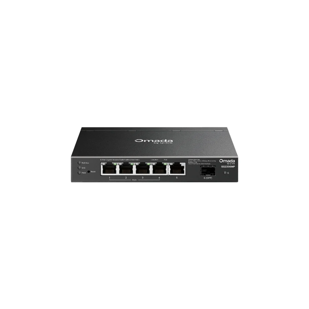 TP-Link Omada Access SG2206MP 6-Port Switch