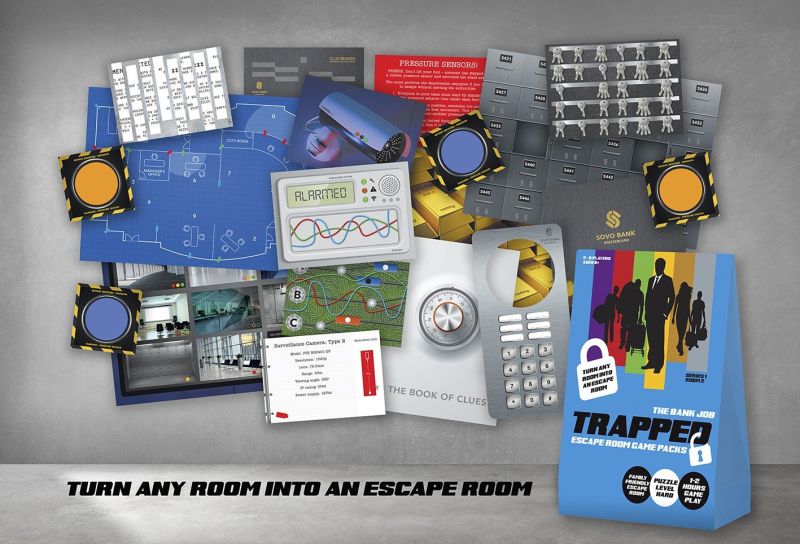 Trapped 3, Escape Room Bank Job, Danish