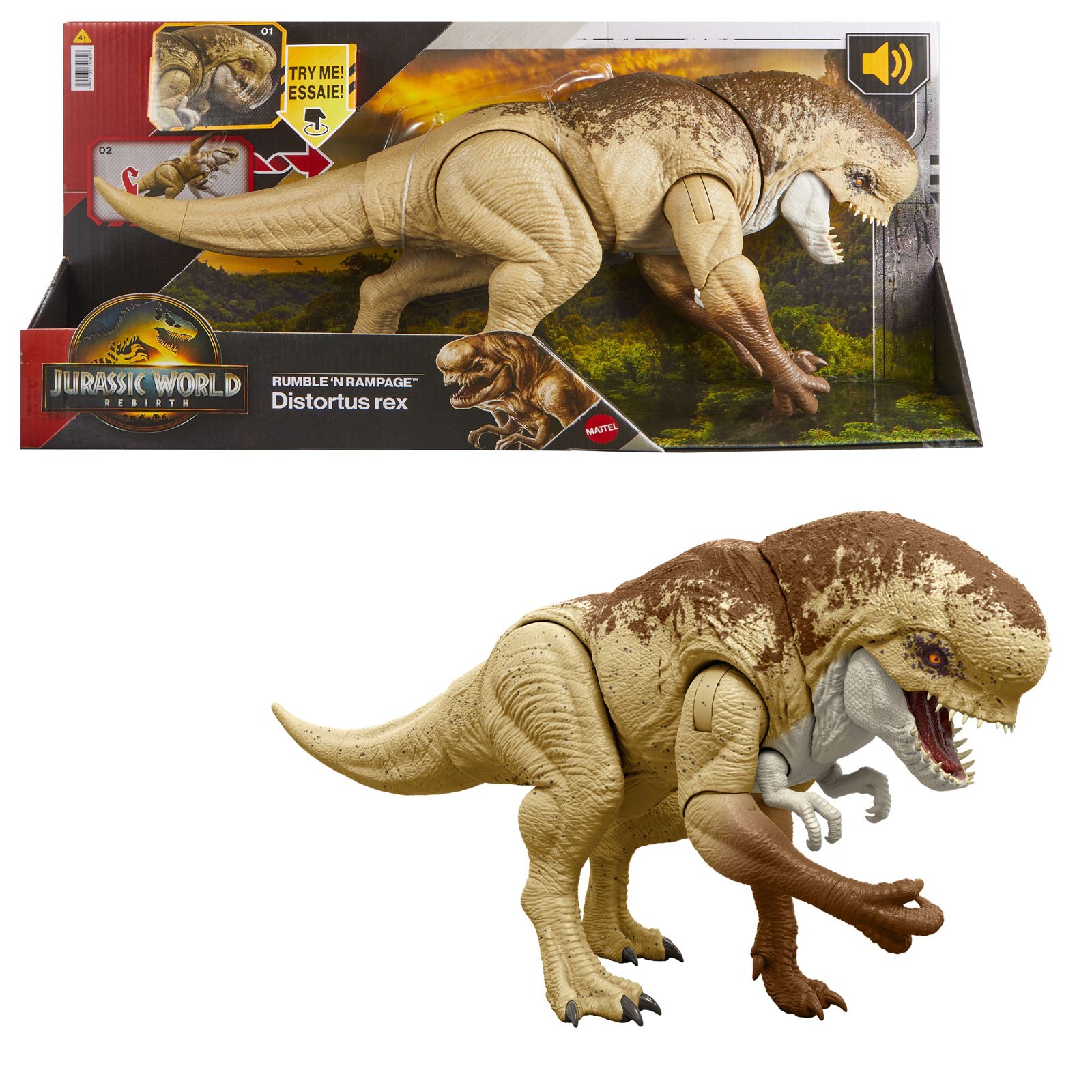 Jurassic World Rumble ’N Rampage Distortus Rex, bild 4