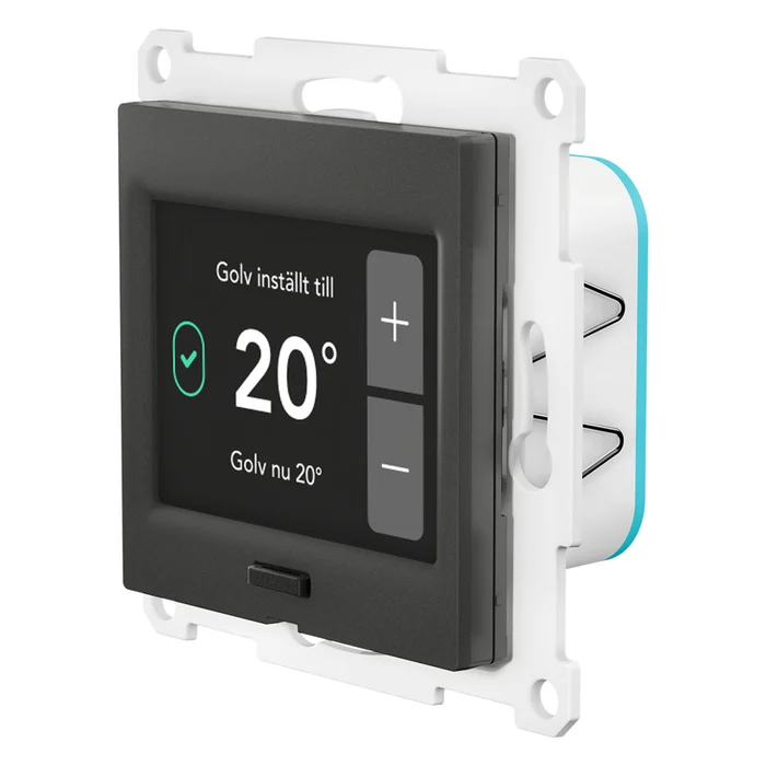 Plejd TRM-01 termostat för elburen golvvärme (Exxact) Exxact, antracit
