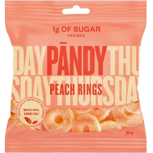 Pändy Candy Peach Rings 50 g