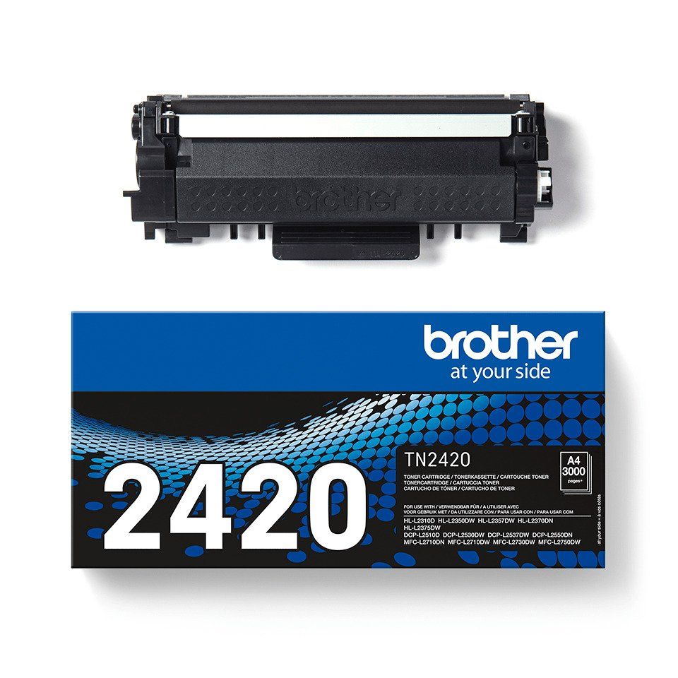 Brother TN-2420, svart färgpatron, bild 2