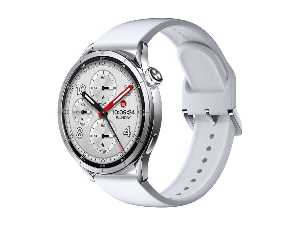 Xiaomi Watch S5 - 46 mm - 316L rostfritt stål - smart klocka - fluororubber - handledsstorlek: 140-210 mm - display 1.48 - Bluetooth, NFC, Wi-Fi - 46 g - silver
