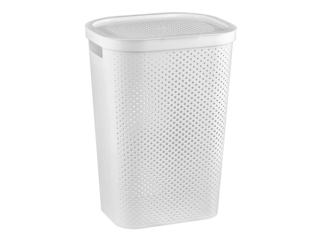 Curver Infinity Dots 60L förvaringskorg vit