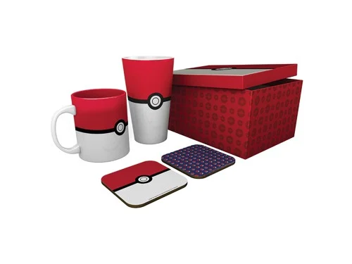 POKEMON Pack Glass + Mug + 2 Coasters - Pokéball - XXL, bild 2