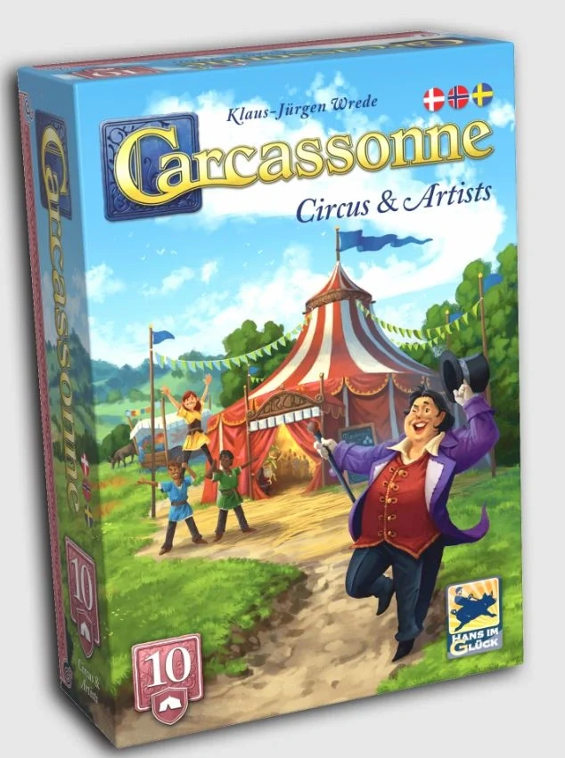 Carcassonne 3.0 - Circus & Artists Expansion (Skandinavisk Version), bild 4