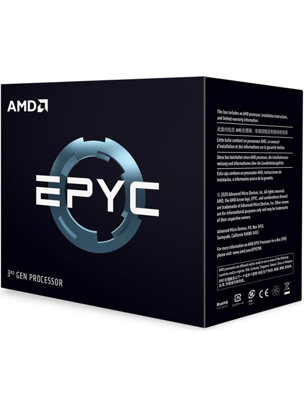 AMD EPYC 7413 CPU - 24 kärnor - 2.65 GHz - AMD SP3 - AMD Boxed (utan kylare)