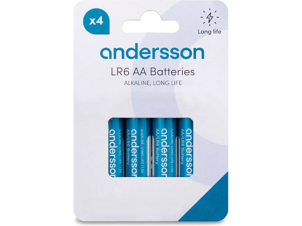 Andersson LR03 AAA Long Life Alkaline - 4-pack