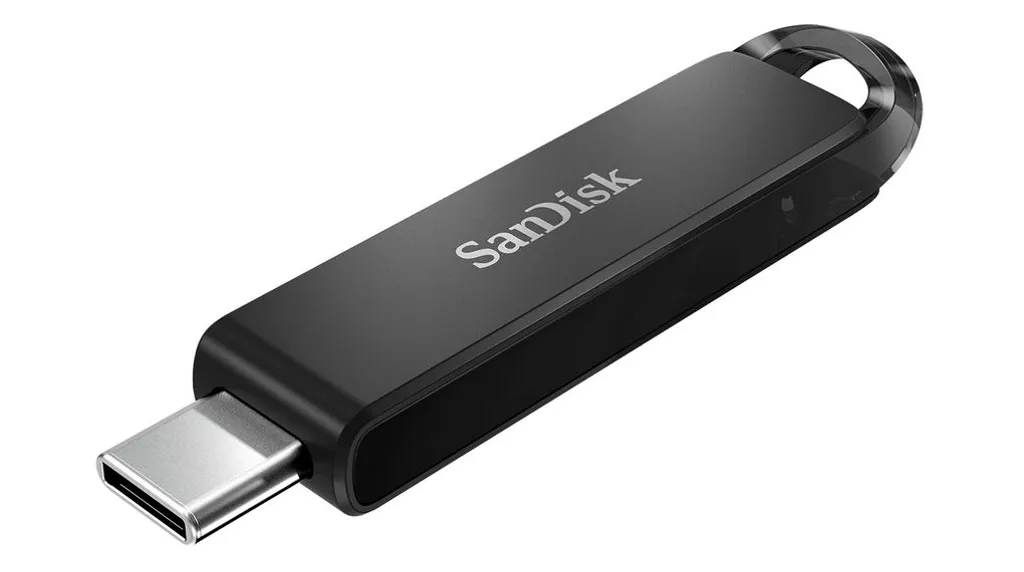 SanDisk Ultra USB-C-minne, 256GB, USB 3.1 - Svart, bild 2